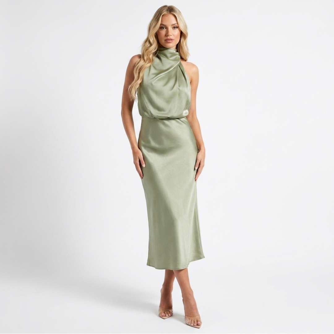 Luzia - Elegantna saten haljina