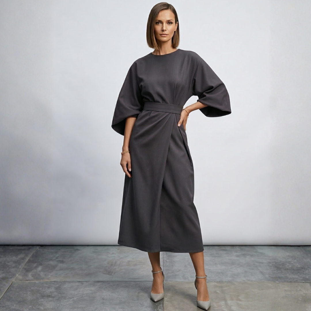 Xanthe - Elegantna maxi haljina s remenom