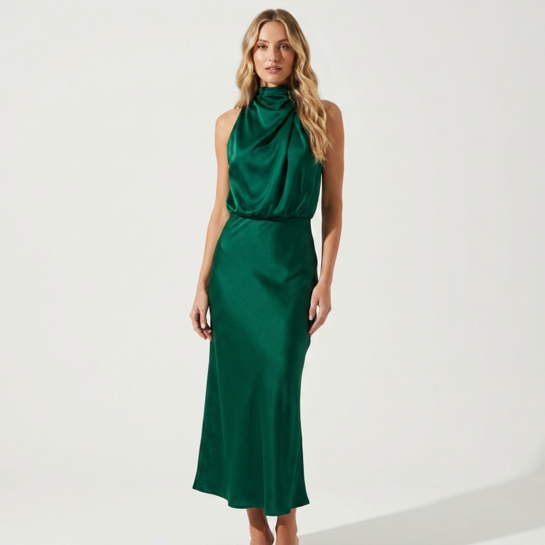 Luzia - Elegantna satenska haljina