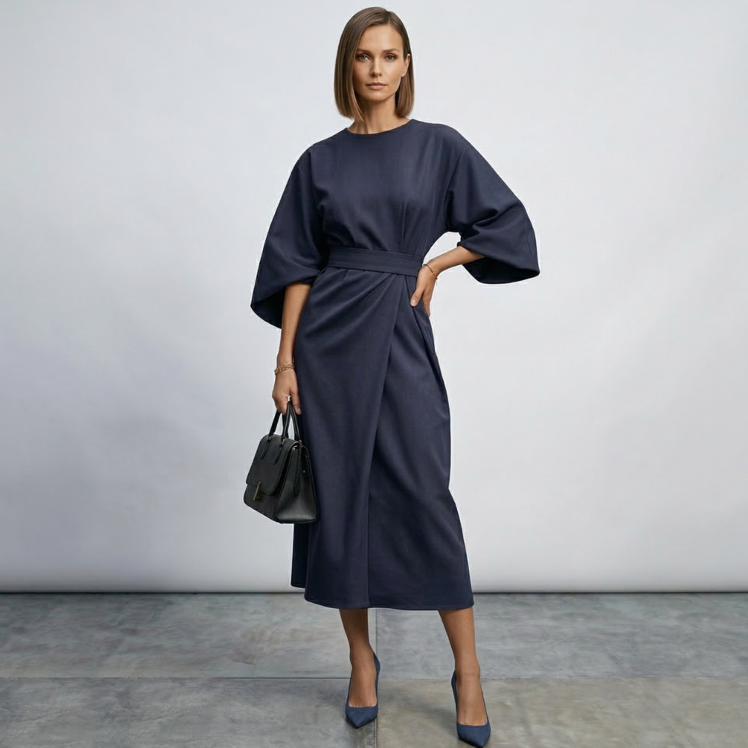 Xanthe - Elegantna maxi haljina s remenom