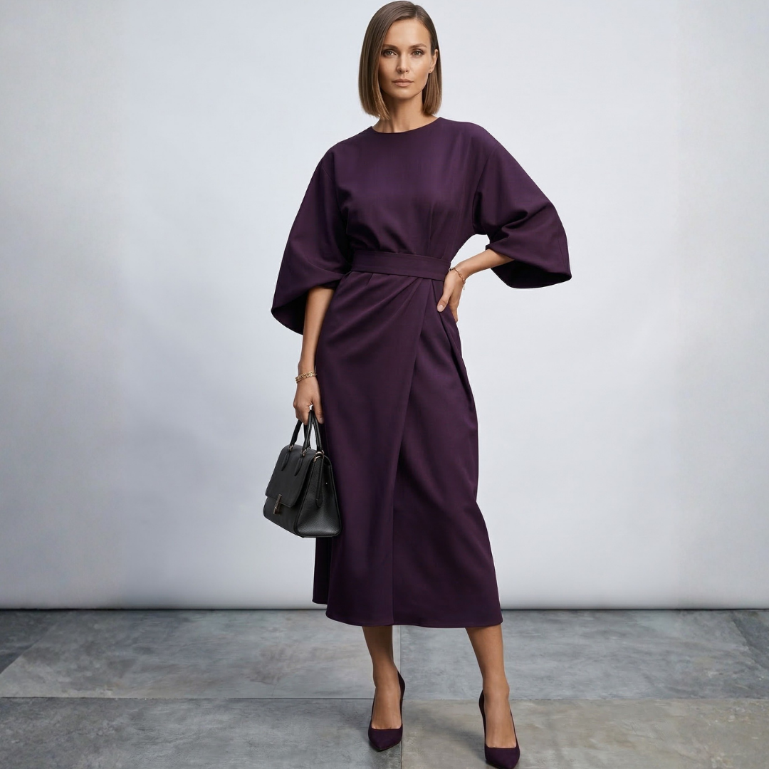 Xanthe - Elegantna maxi haljina s remenom