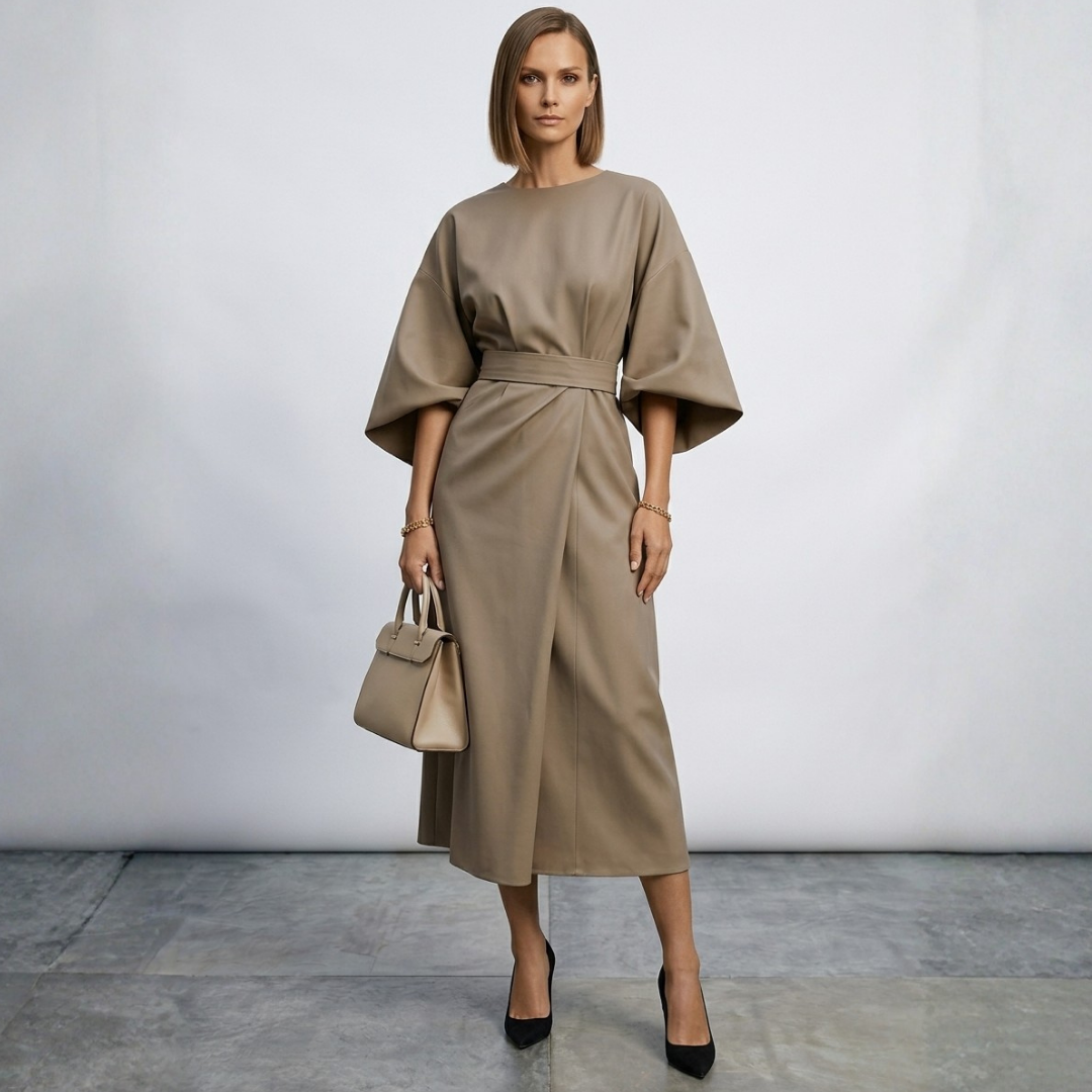 Xanthe - Elegantna maxi haljina s remenom