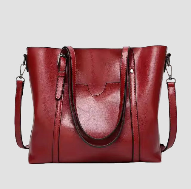 Clara - Elegantna Kožna Torba za Ramena