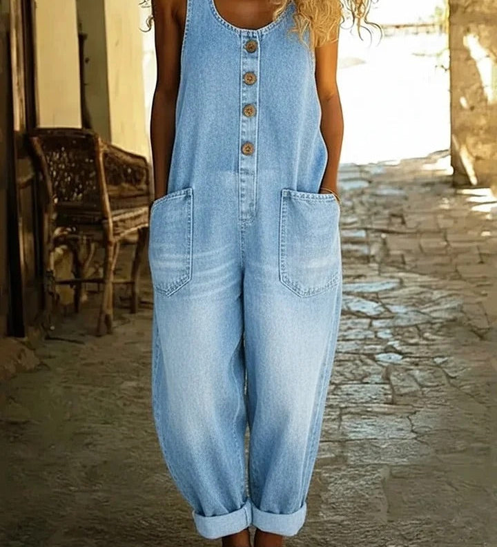 Ruth™ | Overalls od opranog pamučnog trapera