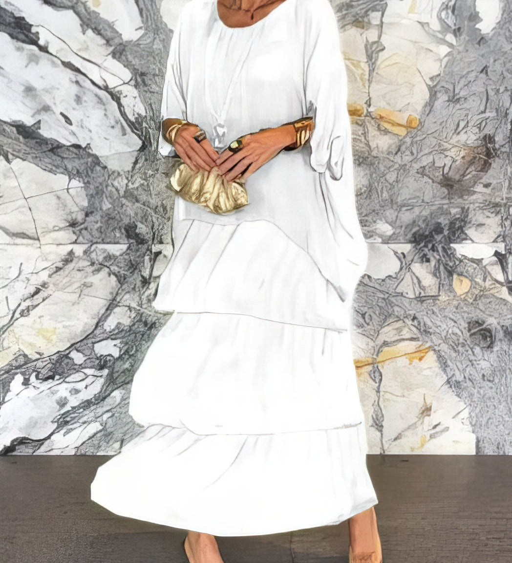 Caroline | Elegantna maxi haljina, udobna za sve prilike