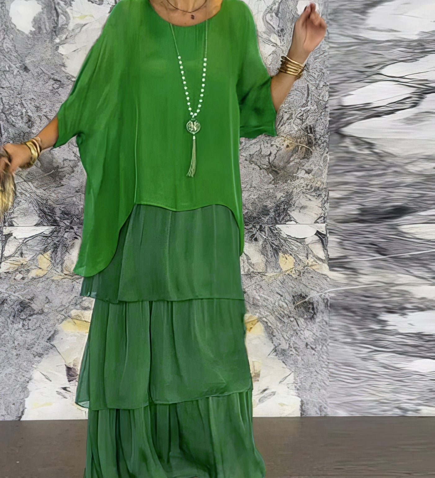 Caroline | Elegantna maxi haljina, udobna za sve prilike
